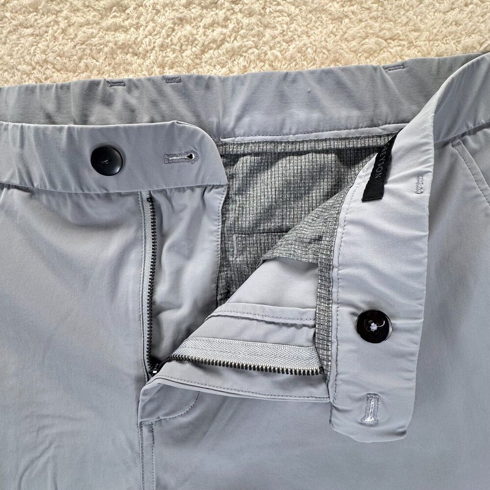 Greyson Shorts Men Size 40 Gray Chino Golf Stretch Comfort Pockets Wolf Preppy - Picture 10 of 13